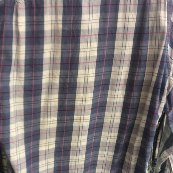 Bonobos Casual Blue and White Plaid Shirt - Picture 5 of 5